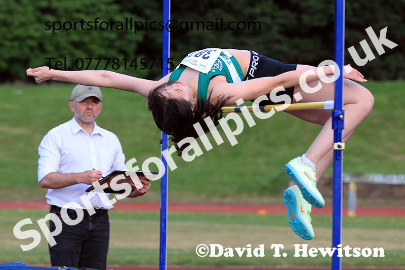 High jump, 2025 NEGP No 2, Monkton Stadium, Wednesday, May 28th. Photo: David T. Hewitson/Sports for All Pics